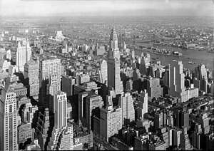New York, 1932. Citat ur boken: "I would give the greatest sunset in the world for one sight of New York's skyline."