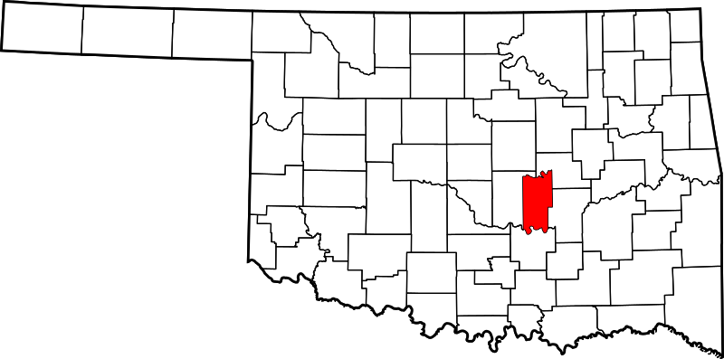 Fil:Map of Oklahoma highlighting Seminole County.svg