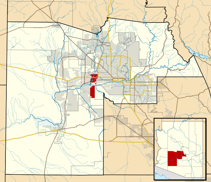 Fil:Maricopa County Incorporated and Planning areas Avondale highlighted.svg