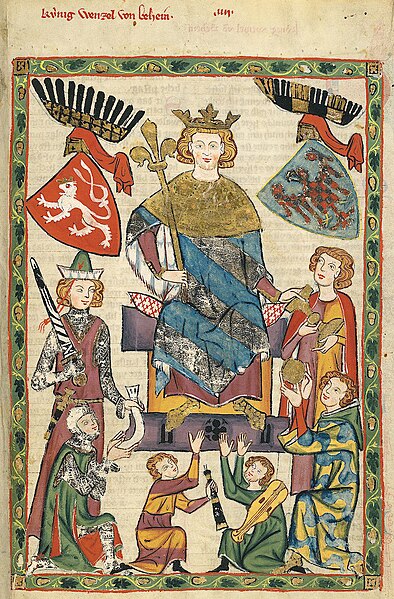 Fil:Codex Manesse Wenzel II. von Böhmen.jpg