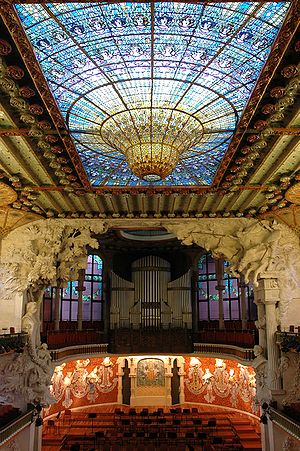 Palau de la Música Catalana interiör
