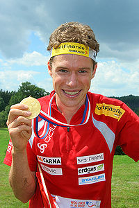 Daniel Hubmann. VM2008. Långdistans