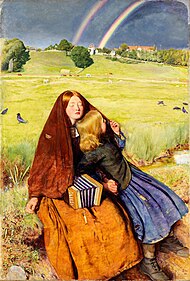 "Den blinda flickan" (1856), en målning av John Everett Millais