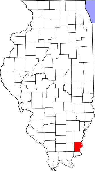Fil:Map of Illinois highlighting Gallatin County.svg