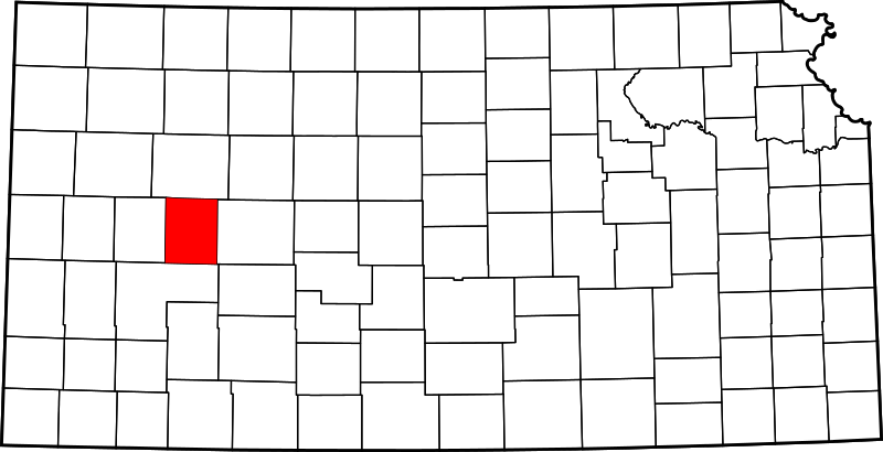 Fil:Map of Kansas highlighting Lane County.svg