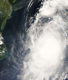 Den tropiska stormen Cristobal den 22 juli