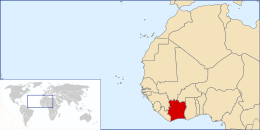Elfenbenskustens läge