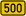 Bundesstraße 500 number.svg