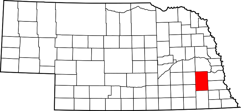 Fil:Map of Nebraska highlighting Lancaster County.svg