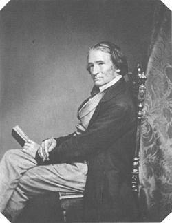 Joseph Karl Stieler fotograferad av Franz Hanfstaengl, omkring 1857