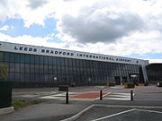 Leeds Bradford International Airport terminal, left.jpg