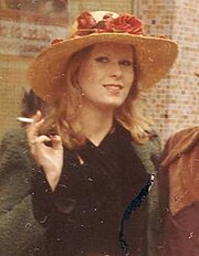 Attling under tiden som fotomodell i London, Kings Road, 5 juni 1971. Foto: Anders Rehnberg