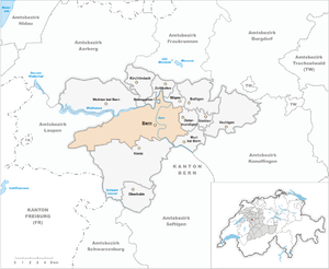 Bern med omgivande kommuner och häraden
