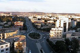 Panorama över Asmara