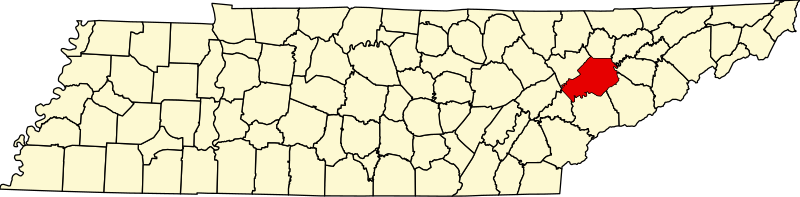 Fil:Map of Tennessee highlighting Knox County.svg