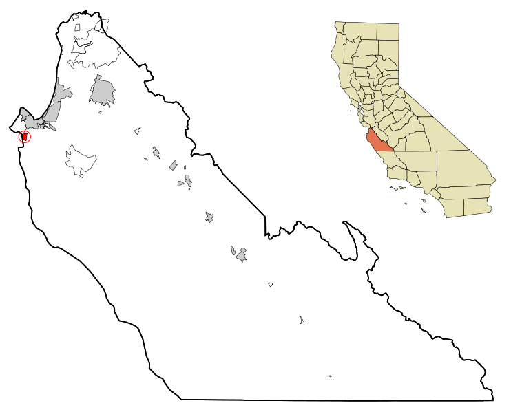 Fil:Monterey County California Incorporated and Unincorporated areas Carmel-by-the-Sea Highlighted.svg