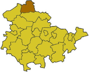 Landkreis Nordhausen i Thüringen