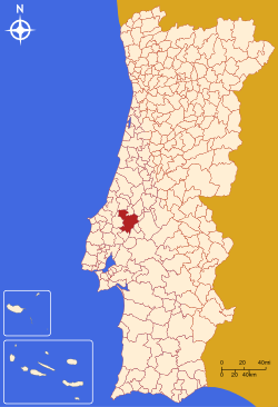 Localização de Santarém