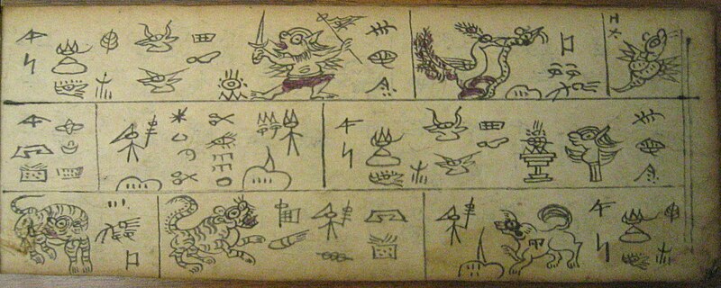 Fil:Naxi manuscript (right) 2088.jpg
