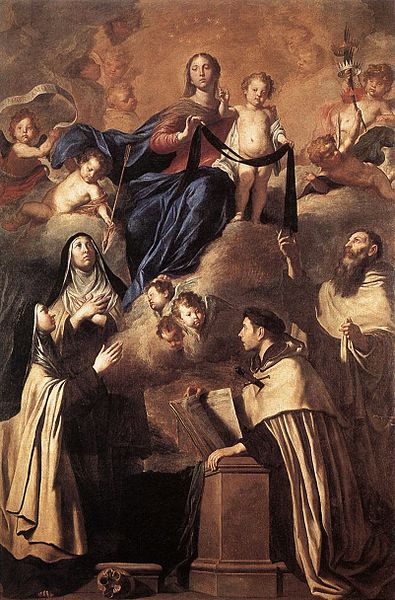 Fil:Pietro Novelli Our Lady of Carmel and Saints.JPG