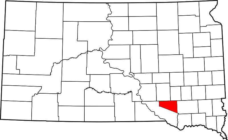 Fil:Map of South Dakota highlighting Douglas County.svg