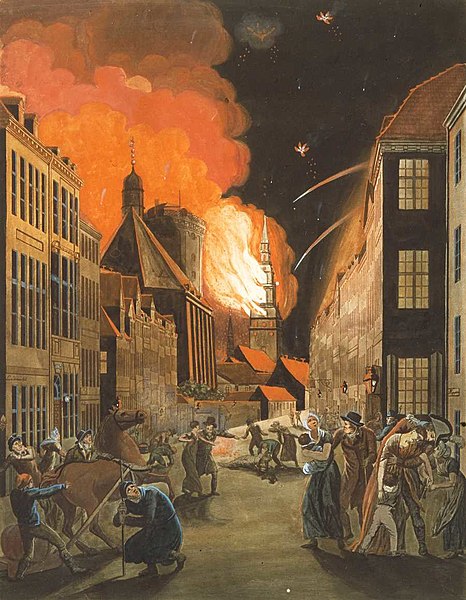 Fil:Copenhagen on fire 1807 by CW Eckersberg.jpg