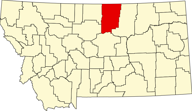 Fil:Map of Montana highlighting Blaine County.svg