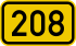 Bundesstraße 208 number.svg