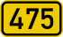 Bundesstraße 475 number.svg
