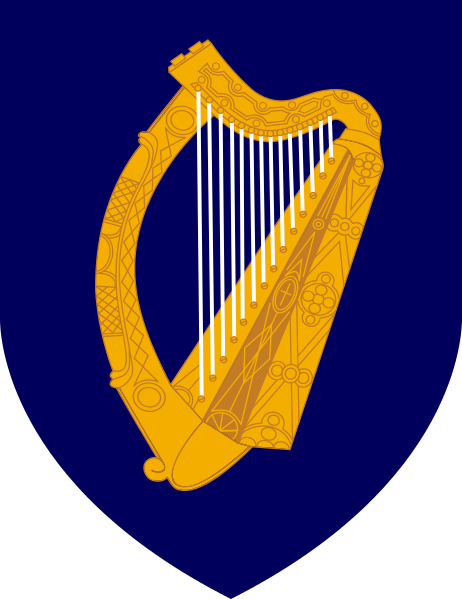 Fil:Coat of arms of Ireland.svg