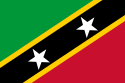 Saint Christopher och Nevis flagga