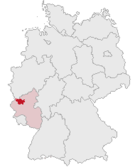 Landkreis Vulkaneilfels läge i Tyskland
