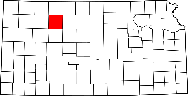 Fil:Map of Kansas highlighting Graham County.svg