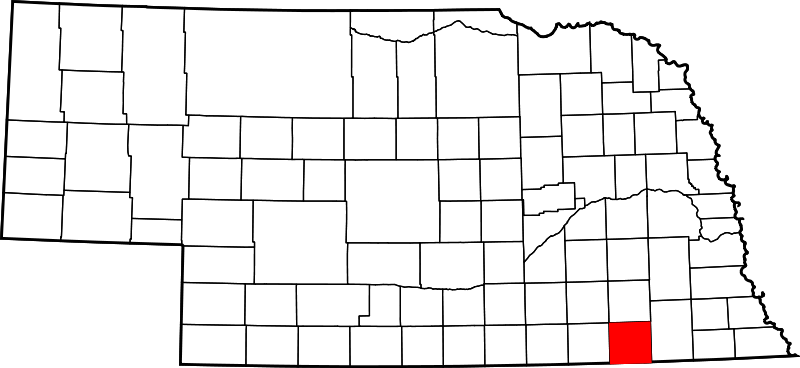 Fil:Map of Nebraska highlighting Jefferson County.svg