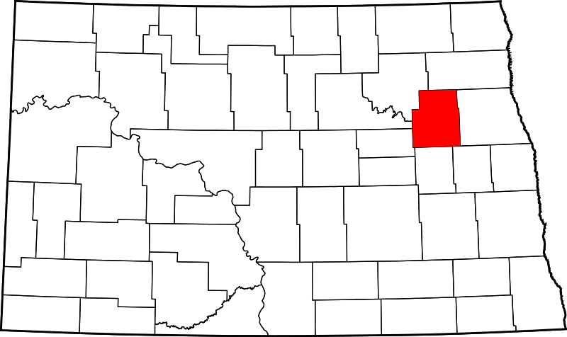 Fil:Map of North Dakota highlighting Nelson County.svg