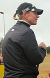 Annika Sörenstam blir 2003 den första kvinnliga spelare som deltar i herrarnas PGA-tour i golf.