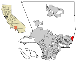 Lokalisering i Los Angeles County