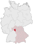 Landkreis Würzburgs läge i Tyskland