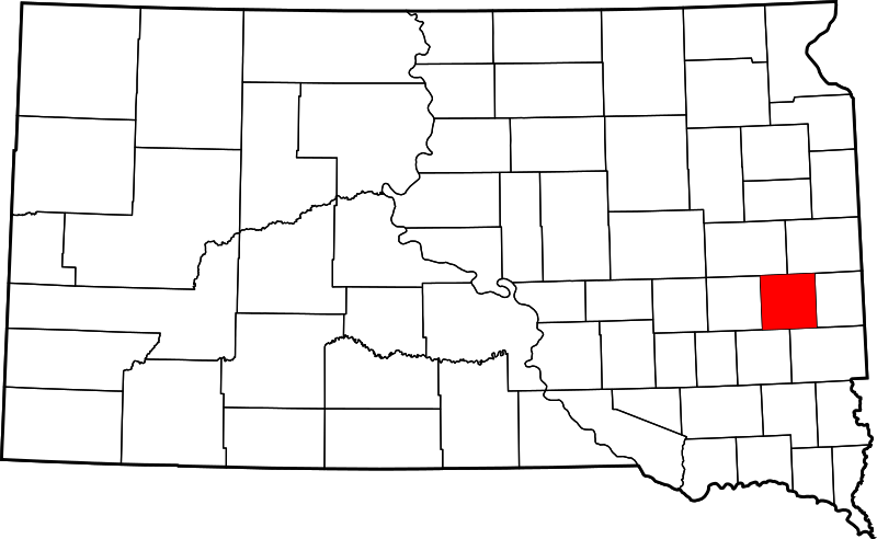Fil:Map of South Dakota highlighting Lake County.svg